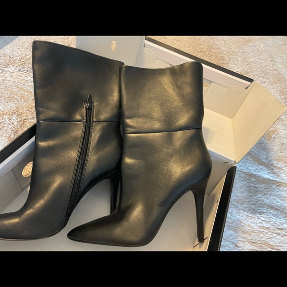Booties by Charles David! Black size 9M - Picture 2 of 6